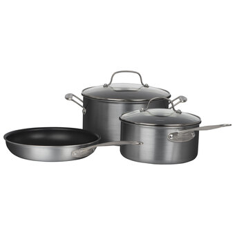 Best Buy Cuisinart Aluminum 5 Piece Cookware Set - Brushed Aluminum offer