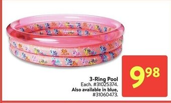 Walmart 3-Ring pool offer