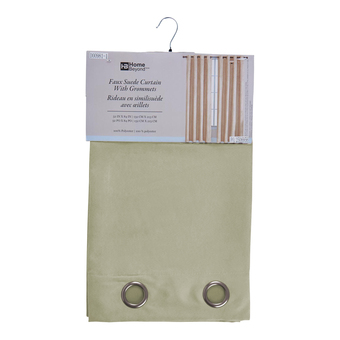 Giant Tiger Home Beyond Faux Suede Curtain Panel with Grommets, 84-in, 1-Pack offer