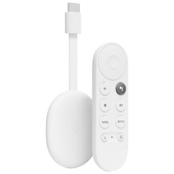 Best Buy Google chromecast with google tv - snow offer
