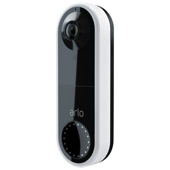 Best Buy Arlo wired wi-fi video doorbell - white offer