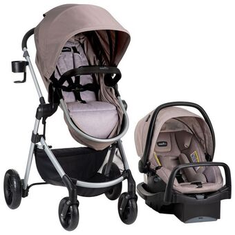 Best Buy Evenflo pivot modular travel system with safemax infant car seat - sandstone offer