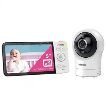 Best Buy Vtech 5" wi-fi video baby monitor w/ night vision & 2 way communication & pan/tilt (rm5764hd) offer