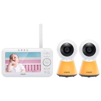 Best Buy Vtech 5" video baby monitor with 2 cameras, night light, night vison & two-way audio (vm5254-2) offer