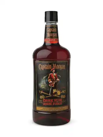 LCBO Captain morgan dark rum (pet) offer