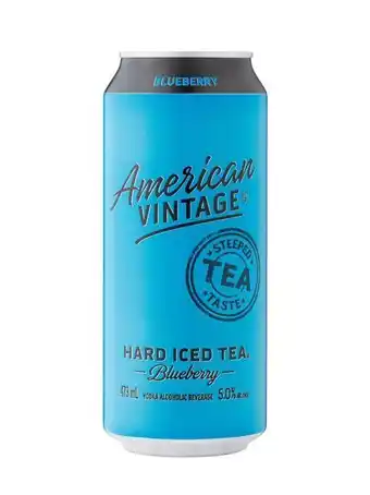 American vintage blueberry
