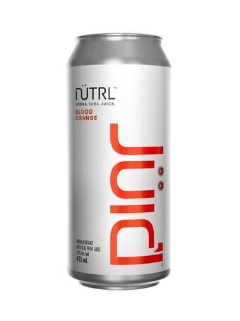 LCBO Nutrl vodka soda juic'd blood orange offer
