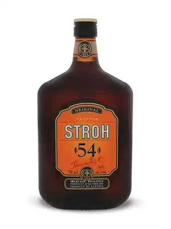 LCBO Stroh original 54 spiced rum offer