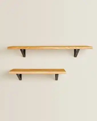 ZARA HOME Recycled wooden shelf offer