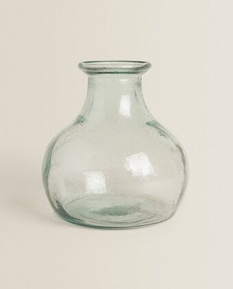 ZARA HOME Recycled glass vase offer