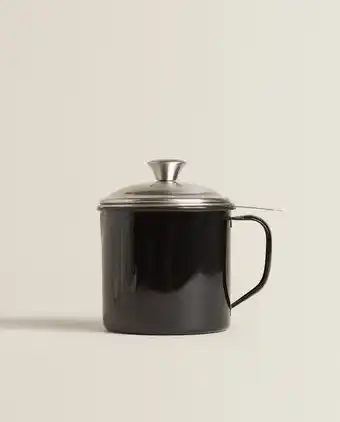 ZARA HOME Small steel oil filter jar offer