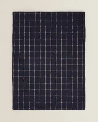 ZARA HOME Check print pet bedspread offer