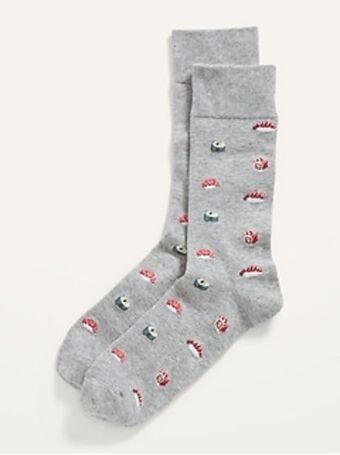 Old Navy Printed novelty statement socks for men offer