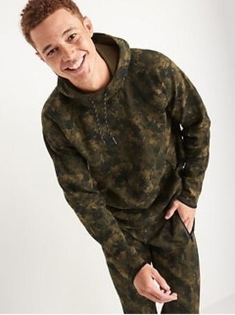 Old Navy Dynamic fleece pullover hoodie for men offer