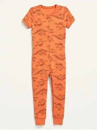 Old Navy Unisex printed snug-fit pajama one-piece for toddler & baby offer