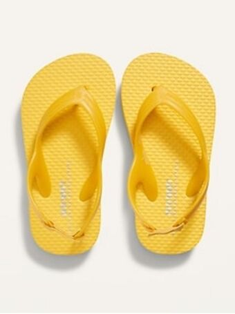 Old Navy Plant-based solid flip-flops for toddler girls offer