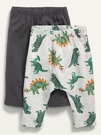 Old Navy Unisex 2-pack u-shaped jersey pants for baby offer