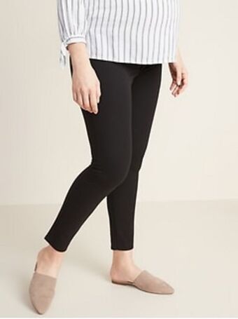 Old Navy Maternity side-panel pixie ankle pants offer