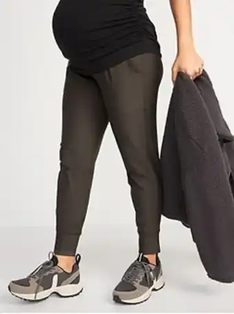 Old Navy Maternity high-waisted powersoft 7/8-length jogger pants offer