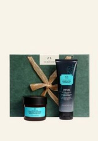 The Body Shop Pamper & purify himalayan charcoal skincare gift set offer