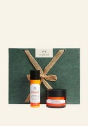 The Body Shop Glow & peace vitamin c skincare gift set offer