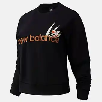 New Balance Nb essentials botanical crew fleece offer
