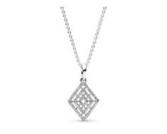 Pandora Geometric lines, clear cz offer