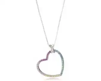 Pandora Limited edition multi-coloured heart necklace offer