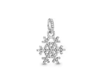 Sparkling snowflake pendant