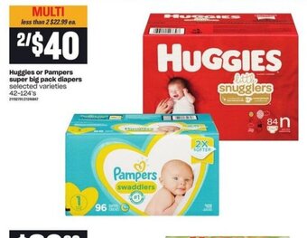 Loblaws Huggies or pampers super big pack diapers offer