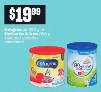 Loblaws Enfagrow a+ similao go & grow offer