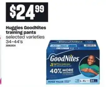 Loblaws Huggies goodnites training pants offer