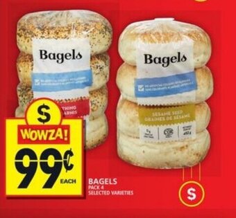 Food Basics Bagels offer