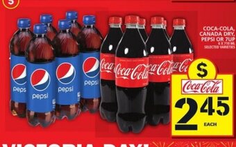 Food Basics Coca-cola, canada dry, pepsi or 7up offer