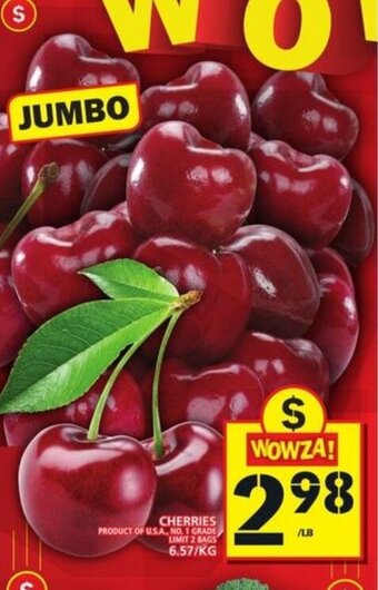 Food Basics Cherries offer