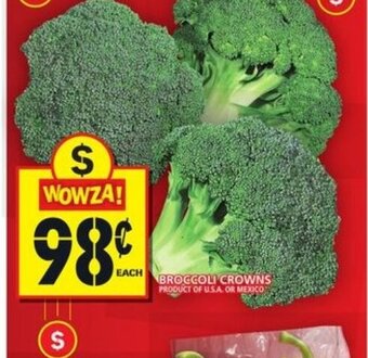 Food Basics Broccoli crowns offer