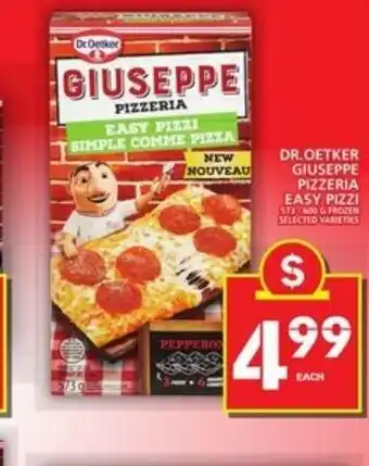 Food Basics Dr.oetker giuseppe pizzeria easy pizzi offer