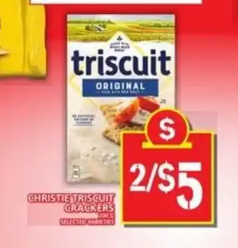 Food Basics Christie triscuit crackers offer