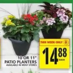 Food Basics Patio planters offer
