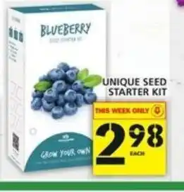 Food Basics Unique seed starter kit offer