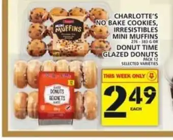 Food Basics Charlotte's no bake cookies offer