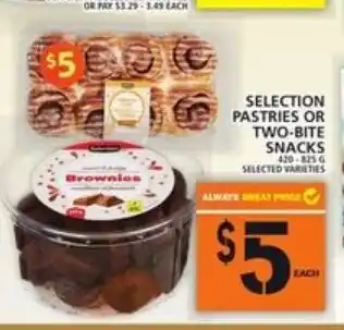 Food Basics Selection pastries or two-bite snacks offer