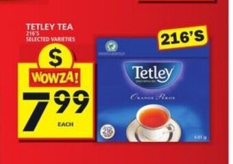 Food Basics Tetley tea offer