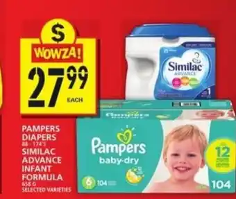 Food Basics Pampers diapers similac advance infant formula offer