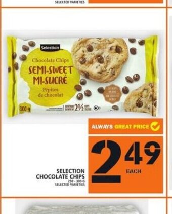 Food Basics Selection chocolate chips offer