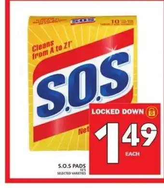 Food Basics S.o.s pads offer