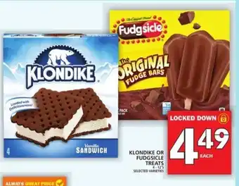 Food Basics Klondike or fudgsicle treats offer