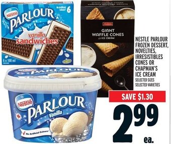 Metro Nestle parlour frozen dessert offer