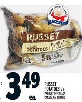 Metro Russet potatoes offer