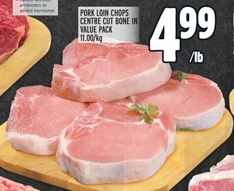 Metro Pork loin chops centre cut bone in value pack offer